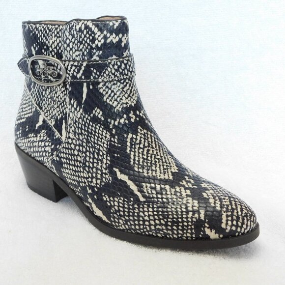 W414 Coach Snake Dylan Horse-and-Carriage Booties - Picture 1 of 5